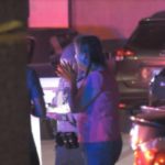 Witnesses speak with deputies