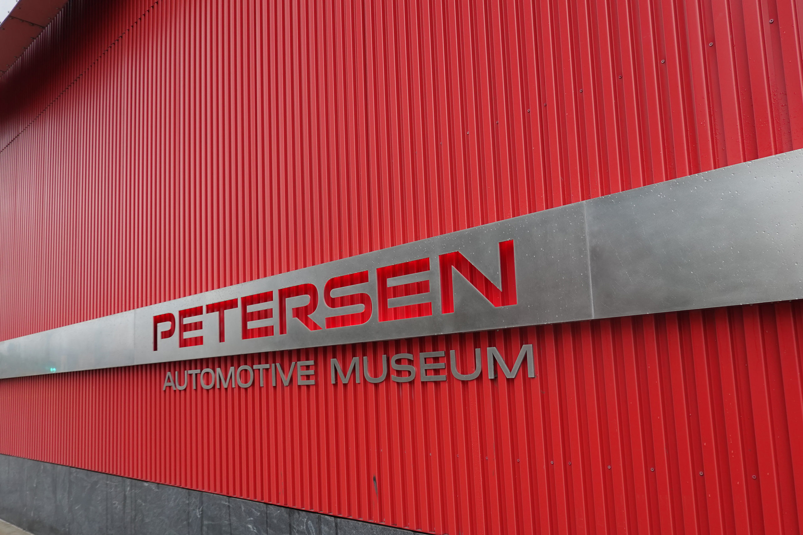 Peterson Automotive Museum sign