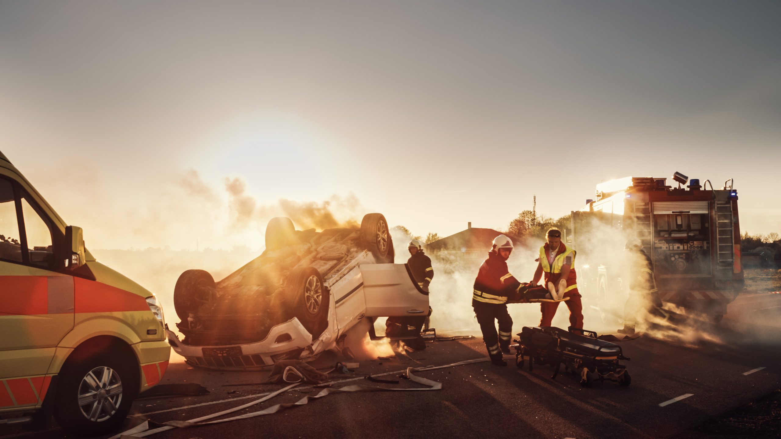 Fiery Crash Shuts Down 605 Freeway During Rush Hour - MyNewsLA.com