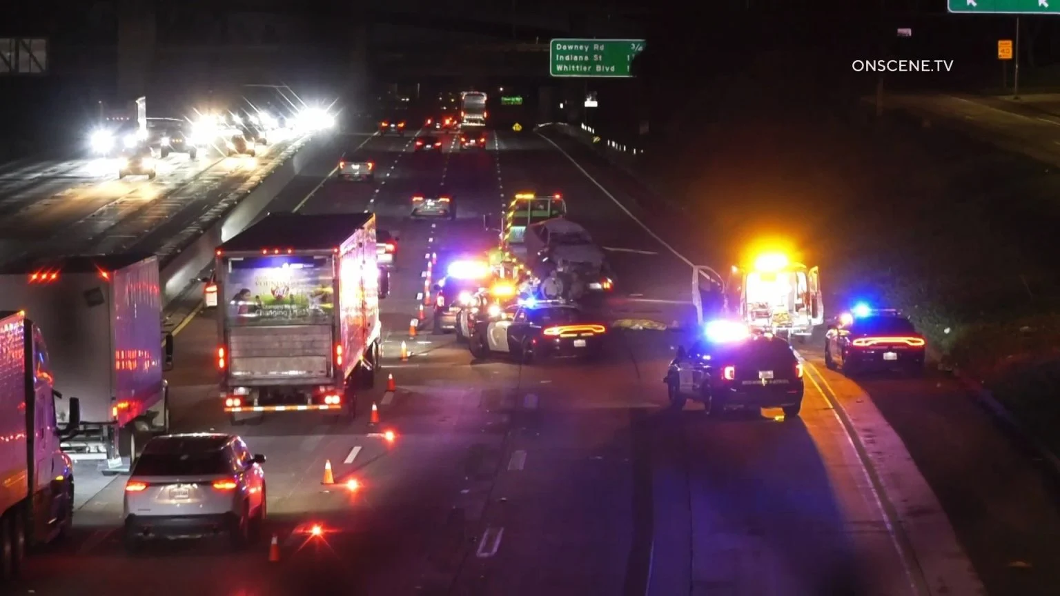 Fatal Rollover Crash on 60 Freeway in East LA - MyNewsLA.com